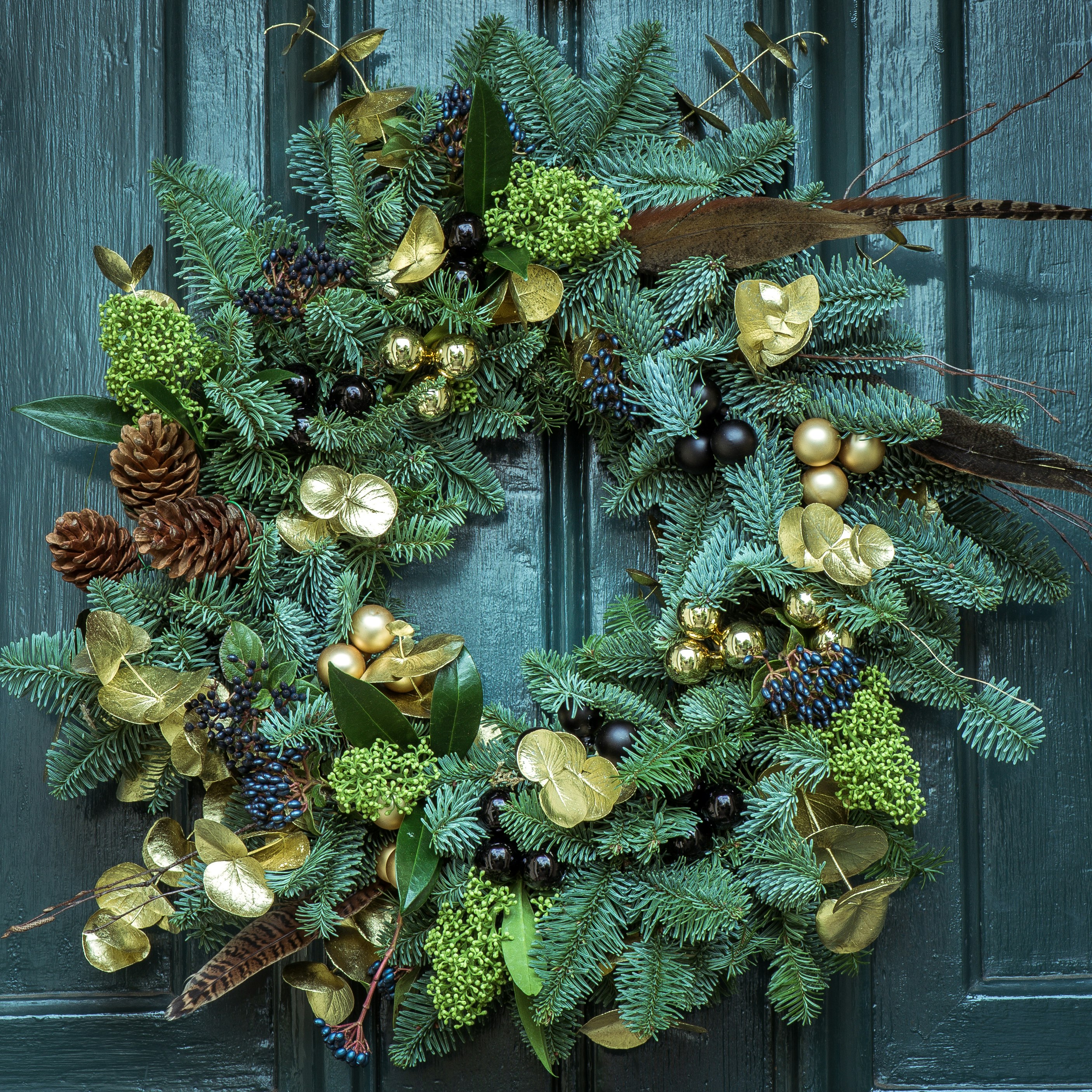 green wreath